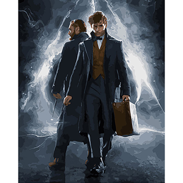 Картина за номерами Ньют Саламандр. Фантастичні тварини 40*50 см GX27973