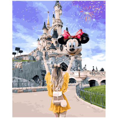 Картина за номерами Щастя в Діснейленді 40*50 см GX27961