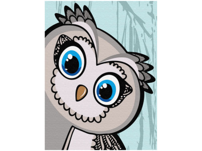Картина за номерами "Прекрасна сова" MEX6342 Картина за номерами "Прекрасна сова" MEX6342