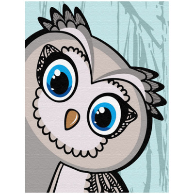 Картина за номерами "Прекрасна сова" MEX6342 Картина за номерами "Прекрасна сова" MEX6342