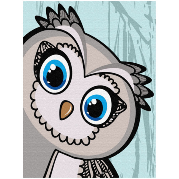 Картина за номерами "Прекрасна сова" MEX6342 Картина за номерами "Прекрасна сова" MEX6342