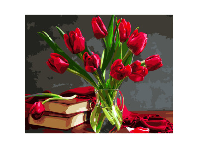 Картина за номерами "Букет тюльпанів" GX8115