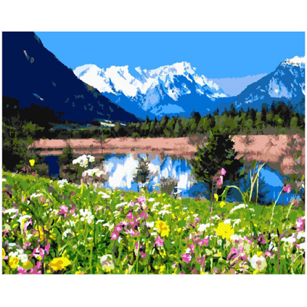 Картина за номерами "Гірське озеро" GX7809