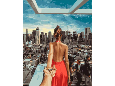 Картина за номерами "Йди за мною Манхеттен" 40х50 см GX21784