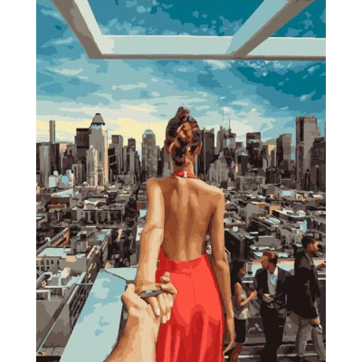 Картина за номерами "Йди за мною Манхеттен" 40х50 см GX21784