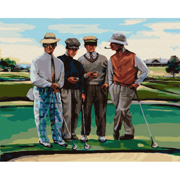 Картина за номерами "Партія в гольф" 40х50 см GX29723