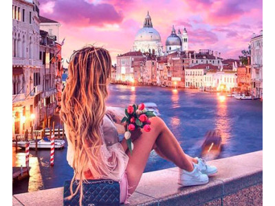 Картина за номерами "Вечірня Венеція" тм Лавка Чудес 40 x 50 см LC10030