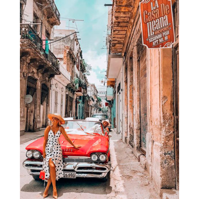 Картина за номерами "Гаряча Куба" ТМ Крамниця Чудес 40 x 50 см LC10038
