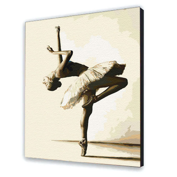 Картина за номерами з лаком ArtCraft "Балерина" 40*50 см 10604-AC