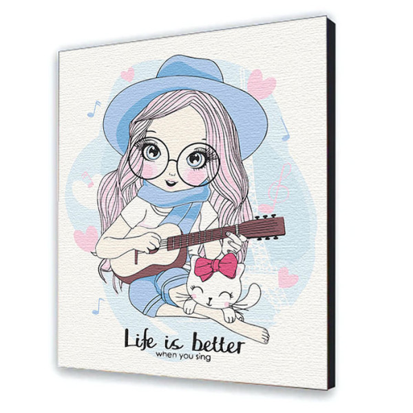 Катина за номерами "Життя прекрасне "30*38 10240-AC Катина за номерами "Життя прекрасне "30*38 10240-AC