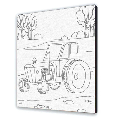 Картина за номерами "Трактор" 25х30 см 15517-AC