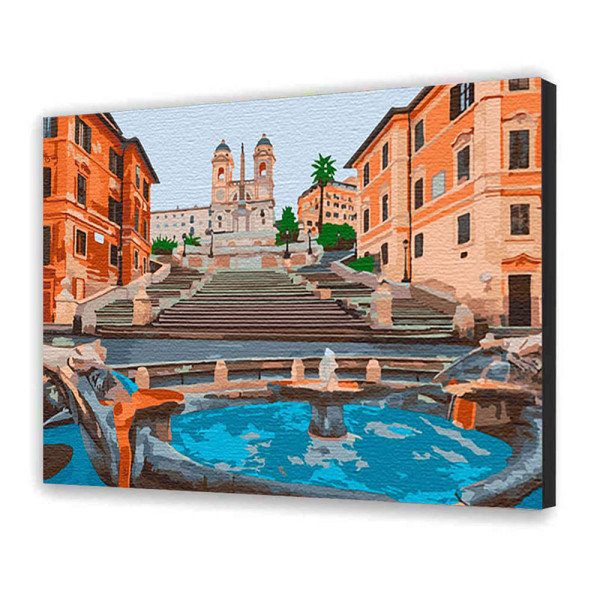 Картина за номерами ArtCraft "Площа Іспанії. Рим" 40*50 см 11228-AC