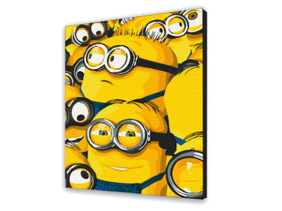 Картина за номерами "Жовті Міньйони" 40*50 см 16000-AC