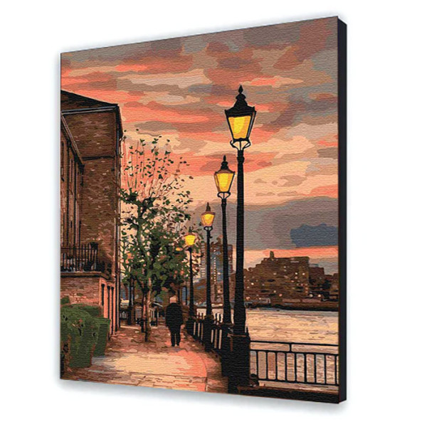 Картина за номерами "Набережна Темзі. Англія" 40*50 см 10584-AC