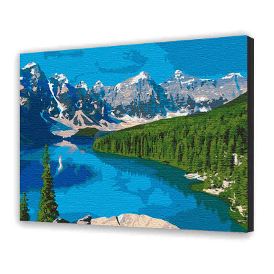 Картина за номерами "Озеро Марейн, Канада" 40*50 см* 10587-AC