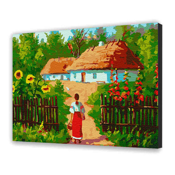Картина за номерами "Українські хатинки" 40*50 см 10350-AC