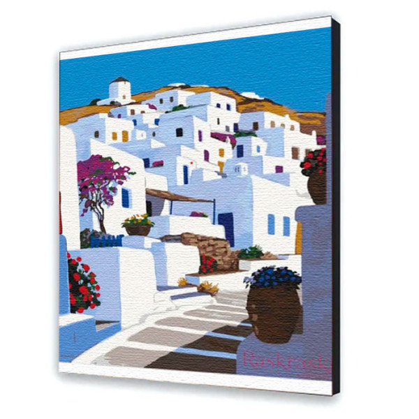 Картина за номерами "Санторіні. Греція" 40*50 см 11238-AC