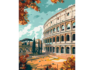 Картина за номерами "Колізей" ArtCraft 40*50 см 11069-AC
