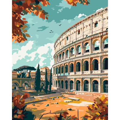 Картина за номерами "Колізей" ArtCraft 40*50 см 11069-AC