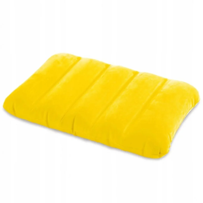 Подушка Голубая надувная, 43-28-9см 68676(Yellow)