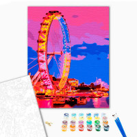 Картина за номерами Колесо огляду Strateg 40х50 см GS683