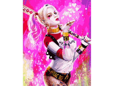 Картина за номерами Stateg Харлі Квін 2 40х50 см GS1180