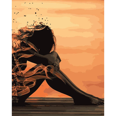 Картина за номерами Stateg Вогняна смута 40х50 см DY036