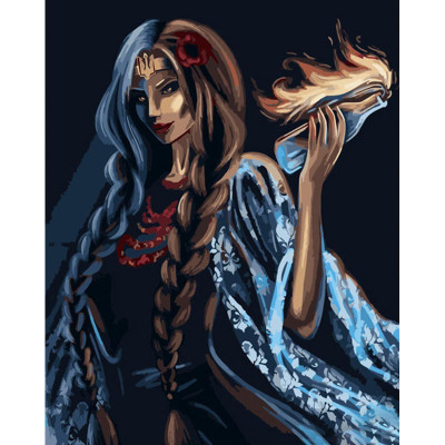 Картина за номерами Stateg Українське фентезі 40х50 см GS843