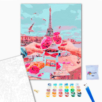 Картина за номерами "Зустріч у Парижі" LC30138