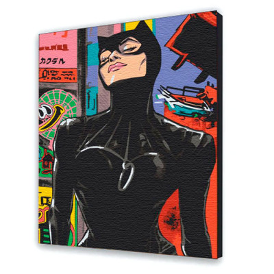 Картина за номерами з лаком ArtCraft "Таємнича жінка" 40*50 см 10312-AC Картина за номерами з лаком ArtCraft "Таємнича жінка" 40*50 см 10312-AC