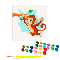 Набір для розпису "Мавпочка" 30*30 см @ 15030-AC