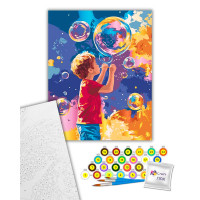 Картина за номерами Artcraft "Яскраві бульбашки" з металізованими фарбами 4 10449-AC