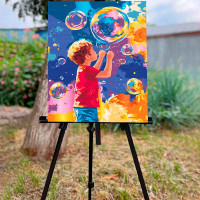 Картина за номерами Artcraft "Яскраві бульбашки" з металізованими фарбами 4 10449-AC