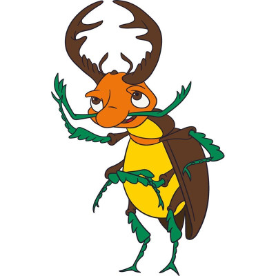 Дитяча картина-розмальовка Artcraft Жук-олень 25*30 см 15055-AC