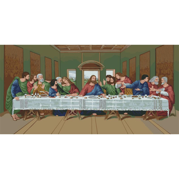 Картина за номерами Art Craft "Таємна вечеря" 40x80 см 16137-AC