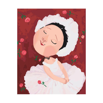 Картина за номерами "Майя Плісецька" 40*50 см KNG024