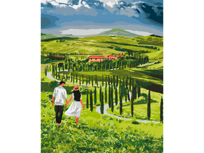 Картина за номерами "Прогулянка з коханим" КНО2285