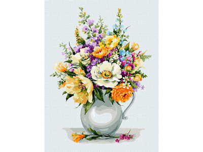 Картина за номерами "Чарівний букет квітів" 30*40 см. KHO3124