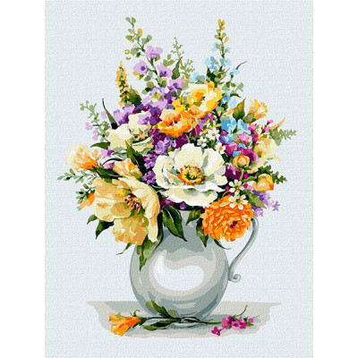 Картина за номерами "Чарівний букет квітів" 30*40 см. KHO3124