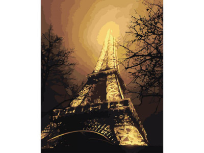 Картина за номерами У фарбах нічного міста 40*5 КНО2190