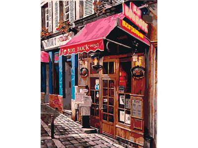 Картина за номерами Улюблений магазинчик 40*50 КНО2195