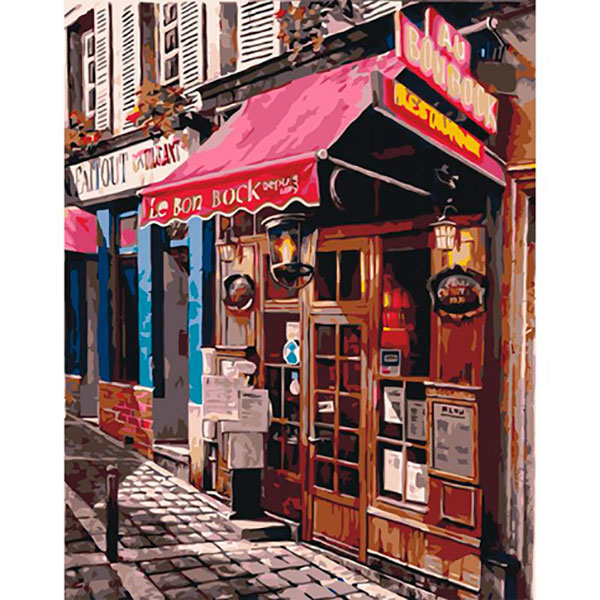 Картина за номерами Улюблений магазинчик 40*50 КНО2195