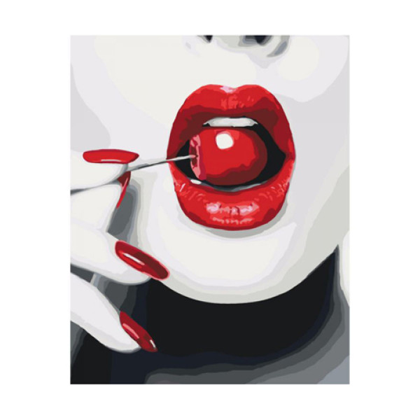 Картина за номерами Солодка вишенька 40*50 КНО2671