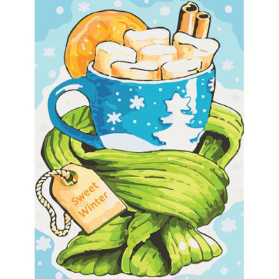 Картина за номерами Солодка зима 30*40 КНО5504