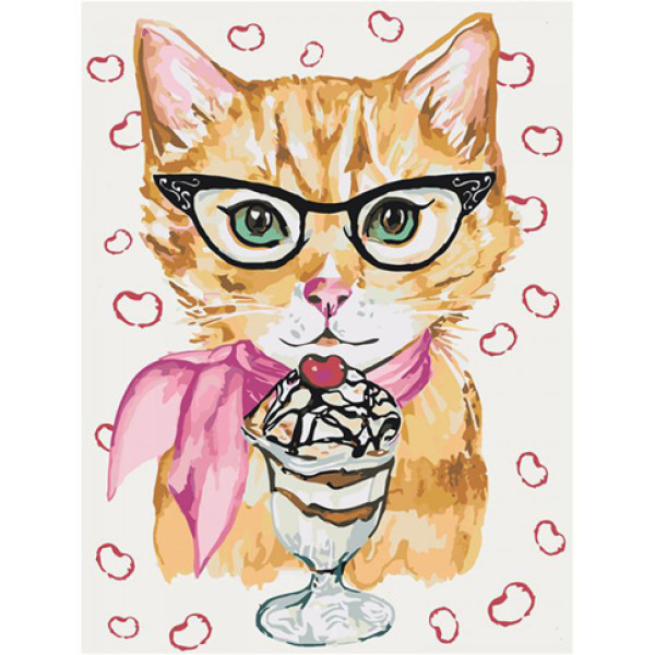 Картина за номерами Вишневе морозиво 30*40 КНО4060