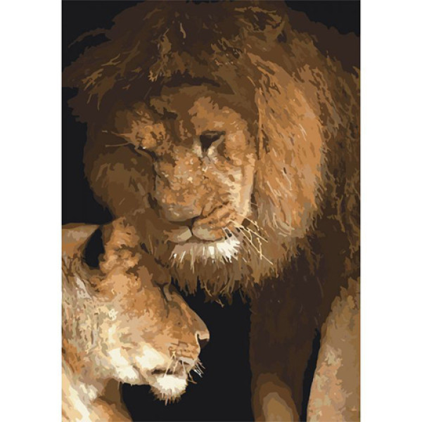 Картина за номерами Сила любові 35*50 КНО2489