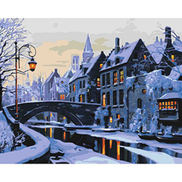 Картина за номерами Прогулянка нічним містом 40 * КНО2243