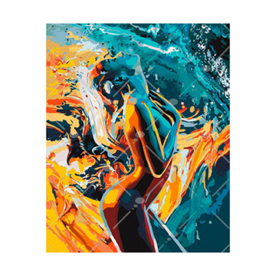 Картина за номерами Пристрасть жінки 40*50 КНО4528