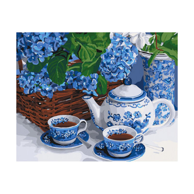 Картина за номерами "Чаювання" 40*50 см КНО5554