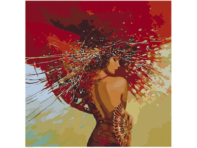 Картина за номерами "Іскри пристрасті" 40*40 см КНО4594